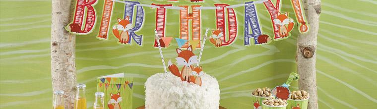 Fuchs Party Kindergeburtstag Deko