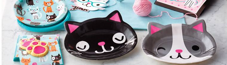 Kätzchen Katzen Party Kindergeburtstag Deko