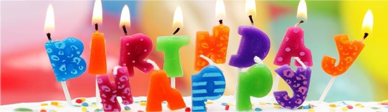 Kerzen Kindergeburtstag - Zahlenkerzen, Minikerzen, Motivkerzen