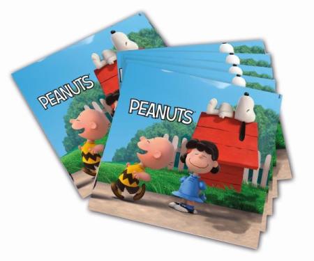Servietten Peanuts Party - Deko Kindergeburtstag