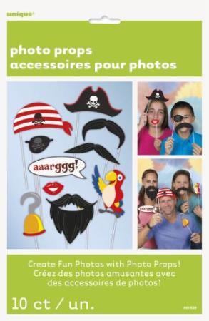 Foto Booth Set Pirat - Accessoires Kindergeburtstag
