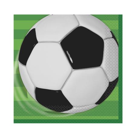 Servietten Fußball Fan Deko Party Kindergeburtstag