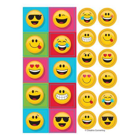 Sticker EMOJIONS™ Deko Kindergeburtstag