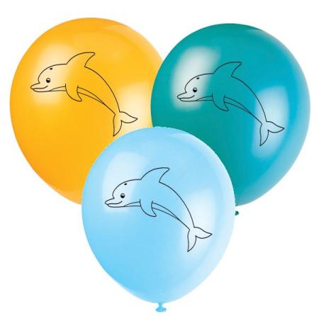 Luftballons Delfin, 8 St.