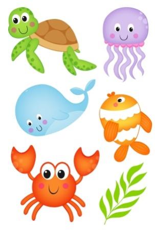 Tattoos Meerestiere - Unterwasser Ocean Party