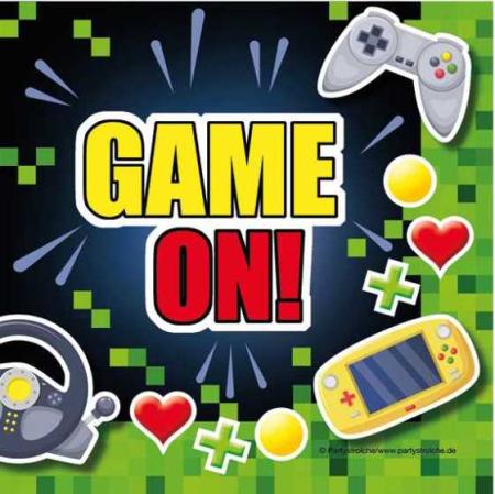 Servietten Gaming Party Cumputer Kindergeburtstag