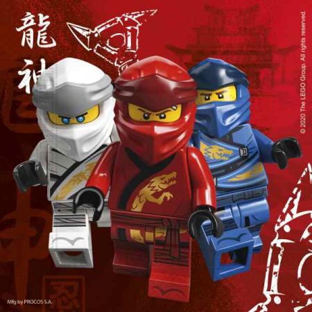 Servietten Lego Ninjago - Deko Kindergeburtstag