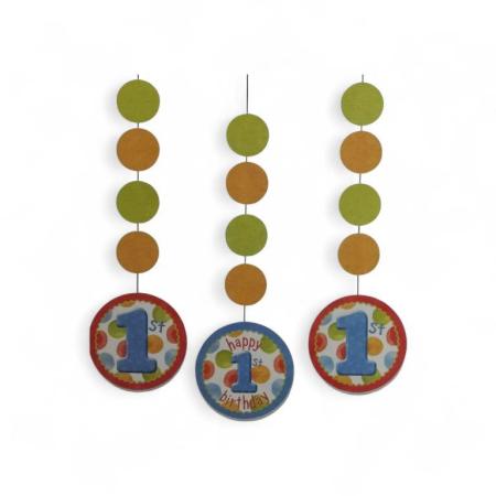 Hängedekoration 1. Geburtstag Junge- Party Deko 1. Geburtstag