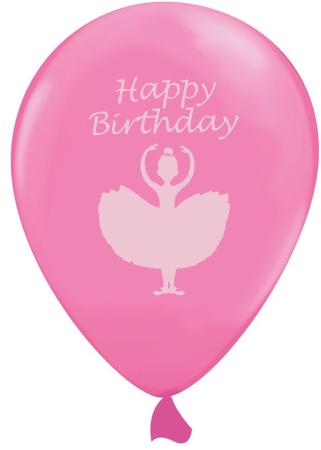 Luftballons Ballerina, 6 St. - Deko Geburtstag