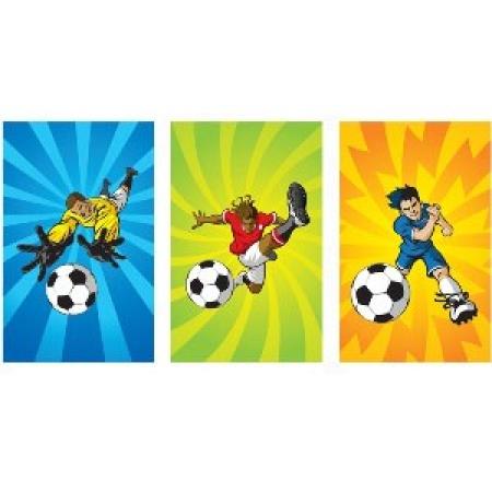 Notizblock Fußball- Mitgebsel Kindergeburtstag