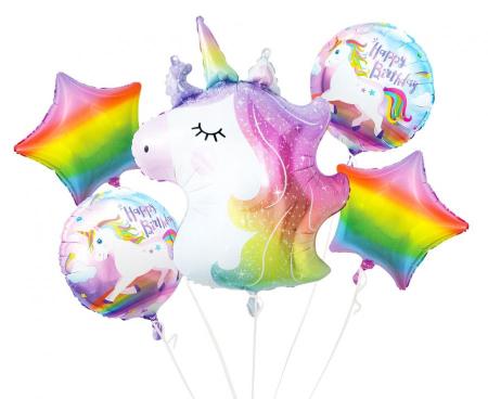 XXL Folienballon Einhorn Kopf - Deko Kindergeburtstag
