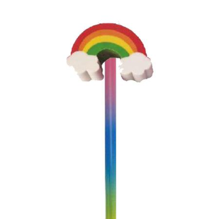 Bleistift mit Radierer Regenbogen, 1 St.