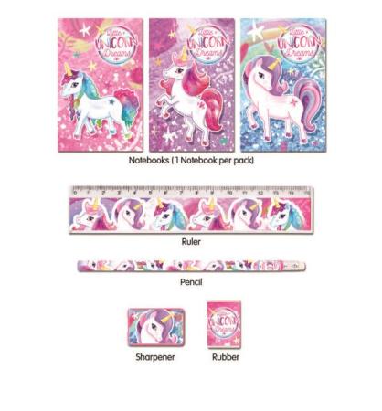 Schreibset Einhorn - Mitgebsel Kindergeburtstag