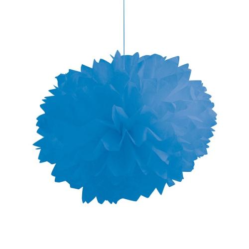 Pompoms blau- Deko Kindergebutstag