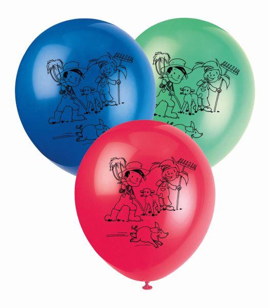 Luftballons Flos Bauernhof Party - Deko Kindergeburtstag