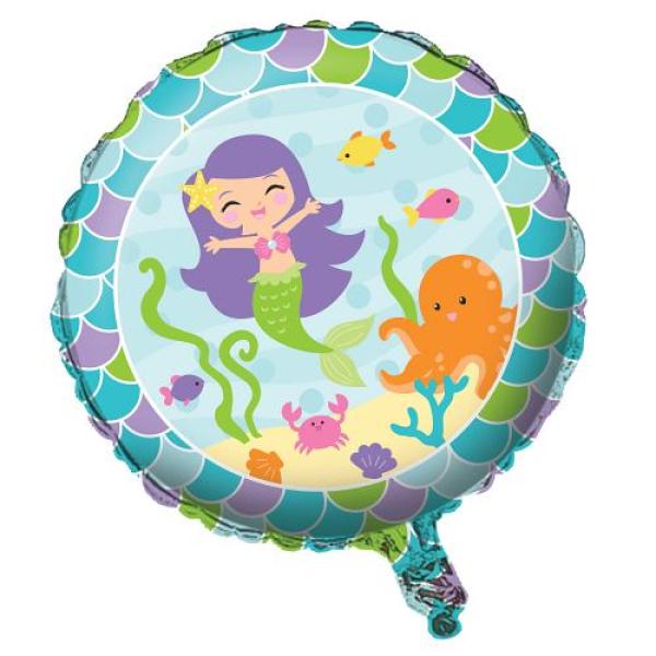 Folienballon Meerjungfrau - Deko Babyparty