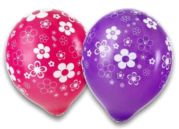 Luftballons Blumenfee - Deko Kindergeburtstag