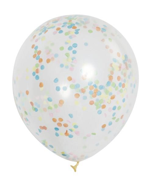 Luftballons mit Konfetti - Deko Kindergeburtstag