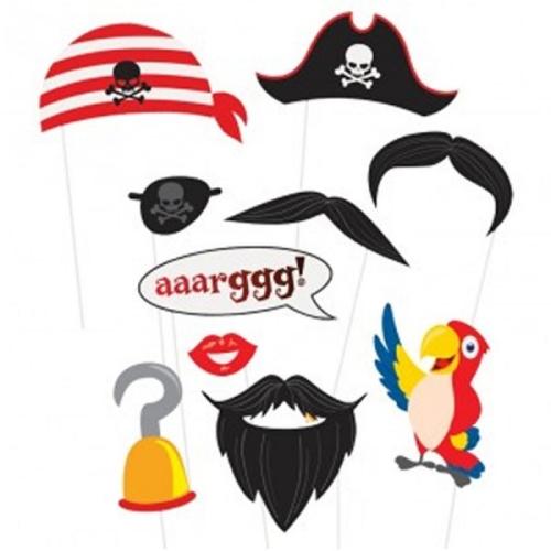 Foto Booth Set Piratenschiff Deko Piraten Kindergeburtstag
