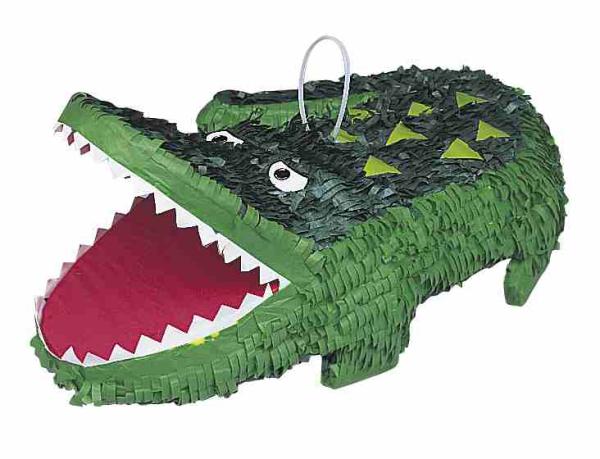 Pinata Krokodil - Deko Kindergeburtstag