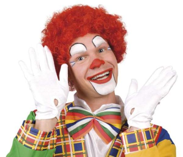 Clown Perücke rot - Verkleidung Fasching und Kindergeburtstag