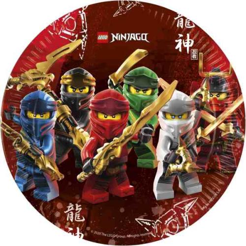 Teller Lego Ninjago - Deko Kindergeburtstag