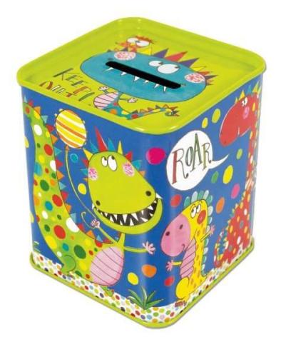 Spardose Dinosaurier - Geschenk Kindergeburtstag