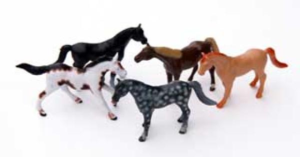 Spielfiguren Pferd - Deko  Kindergeburtstag
