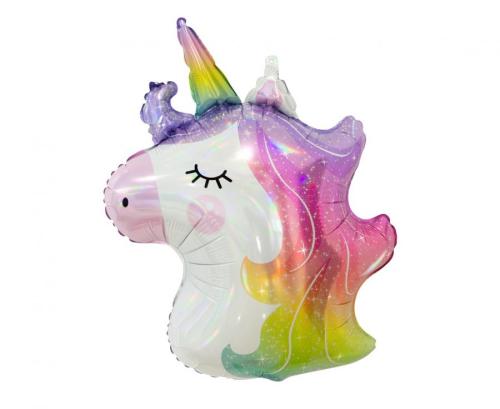 XXL Folienballon Einhorn Kopf - Deko Kindergeburtstag