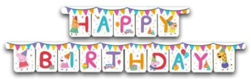 Buchstabengirlande  Peppa Wutz