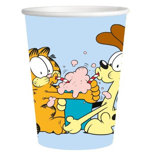 Becher Garfield -  Deko Kindergeburtstag