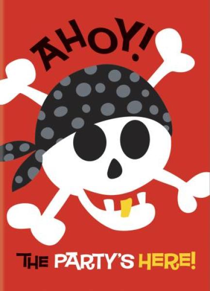 Einladung Ahoi Piraten - Deko Kindergeburtstag
