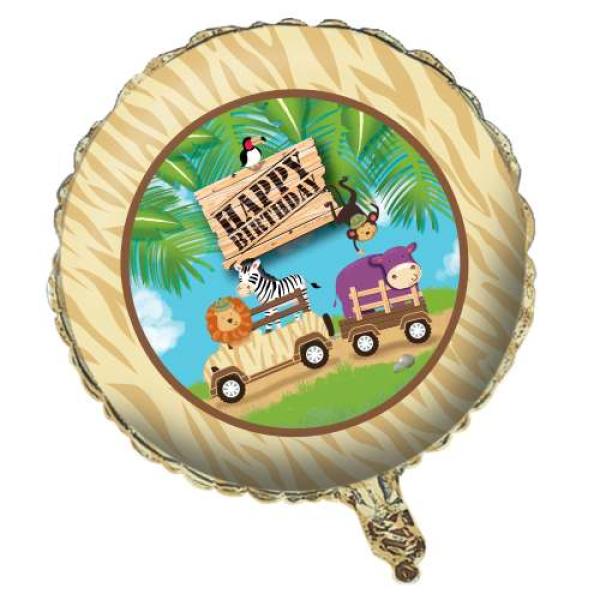 Folienballon Dschungel-Rallye- Deko Kindergeburtstag