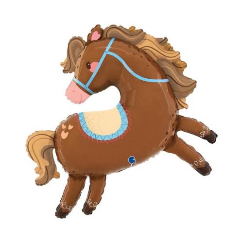 XXL Folienballon Pferd, 1 St – Ballons Kindergeburtstag