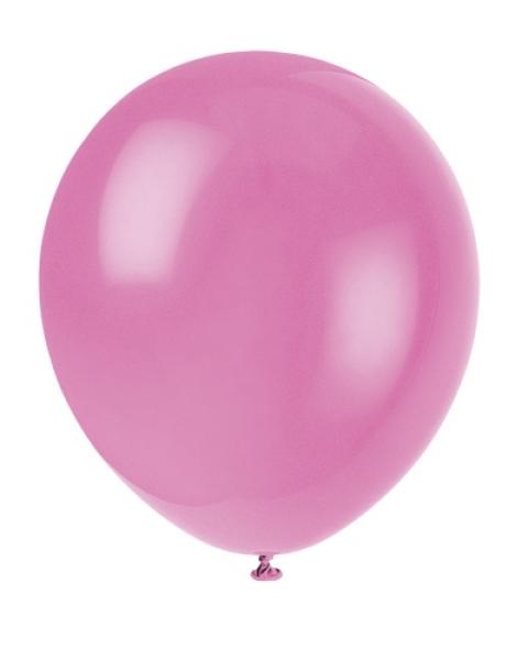 Luftballons pink, 10 St. - Deko Kindergeburtstag
