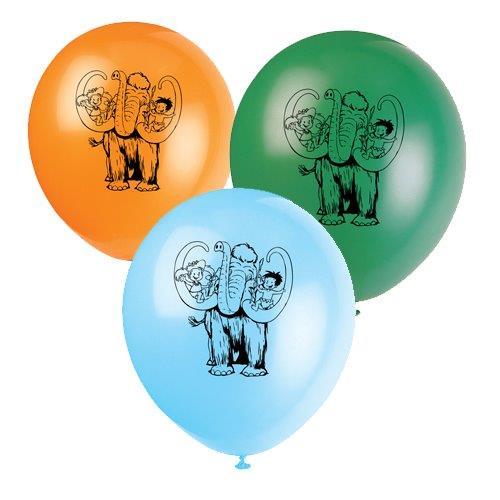 Luftballons Steinzeit, 8 St. - Deko  Kindergeburtstag