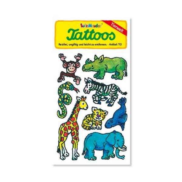 Tattoos Dschungeltiere Mitgebsel Kindergeburtstag