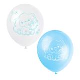 Luftballons Baby Elefant blau - Deko Babyparty
