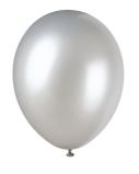 Luftballons silber - Dekoration Kindergeburtstag