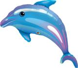 XXL Folienballon Delfin - Deko Kindergeburtstag