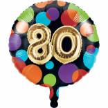 Folienballon Ballon Party Zahl 80 - Deko Geburtstag