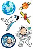 Tattoos Astronaut Flo Mitgebsel Weltraumparty