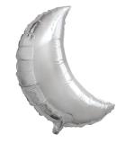Folienballon Silberner Mond - Party Deko