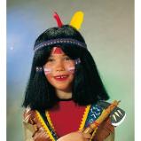 Kinderperücke Indianer - Verkleidung Fasching und Kindergeburtstag