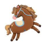 XXL Folienballon Pferd, 1 St.