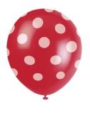 Luftballon Punkte Rot Deko Party Kindergeburtstag